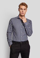 BS Steadman slim fit Skjorte - Blue