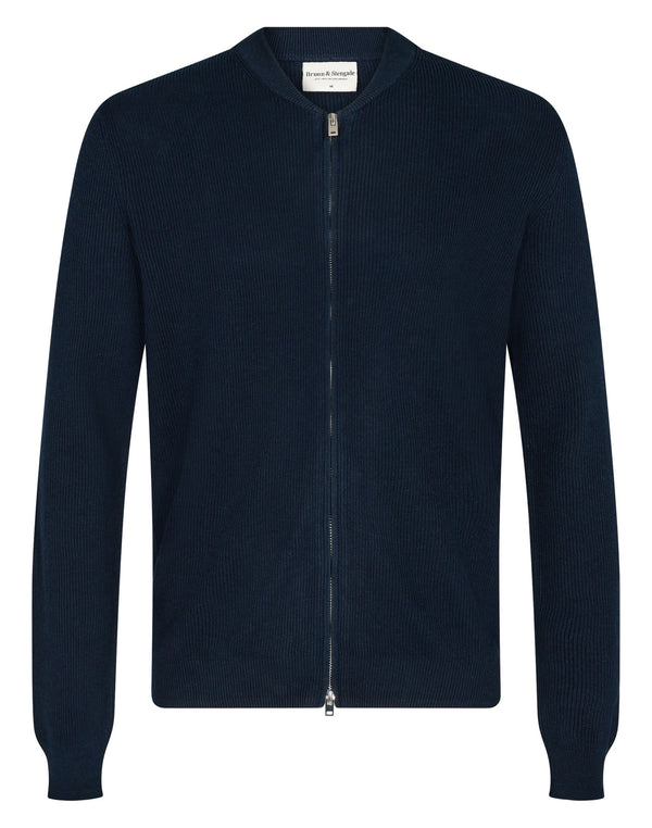 BS Andres Regular Fit Strik - Navy