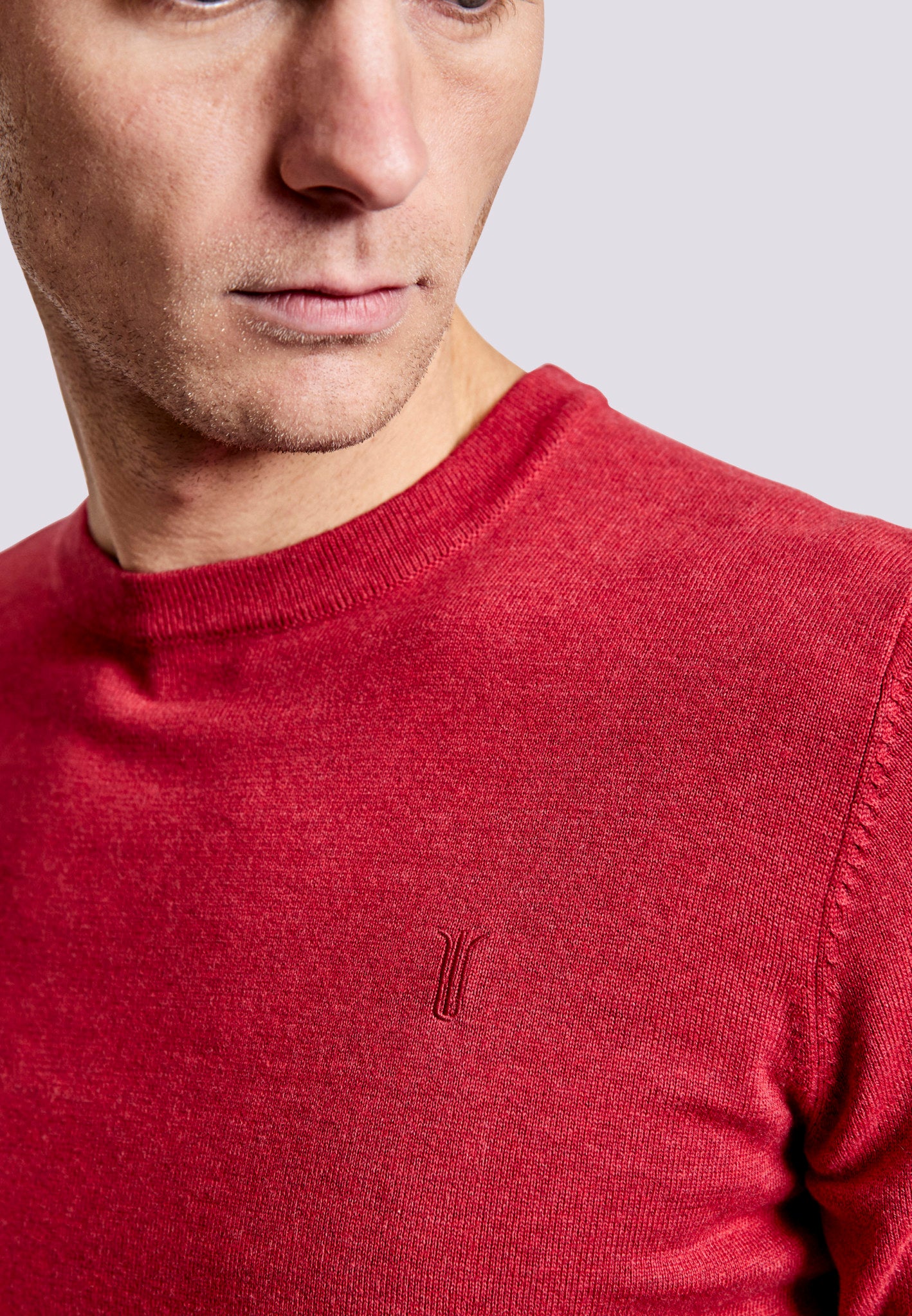 BS Jupiter Regular Fit Sticka - Dark Red
