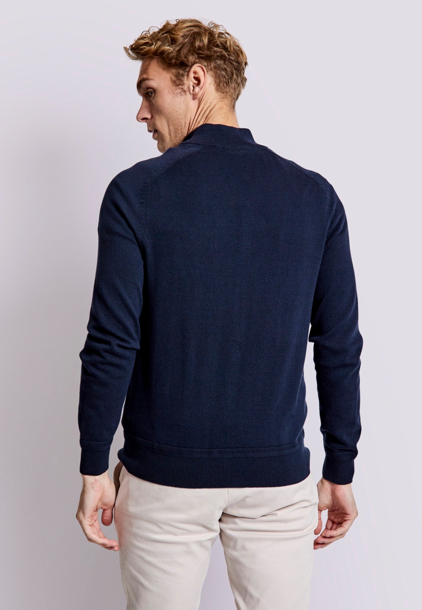 BS Ademir Regular Fit Strik - Navy