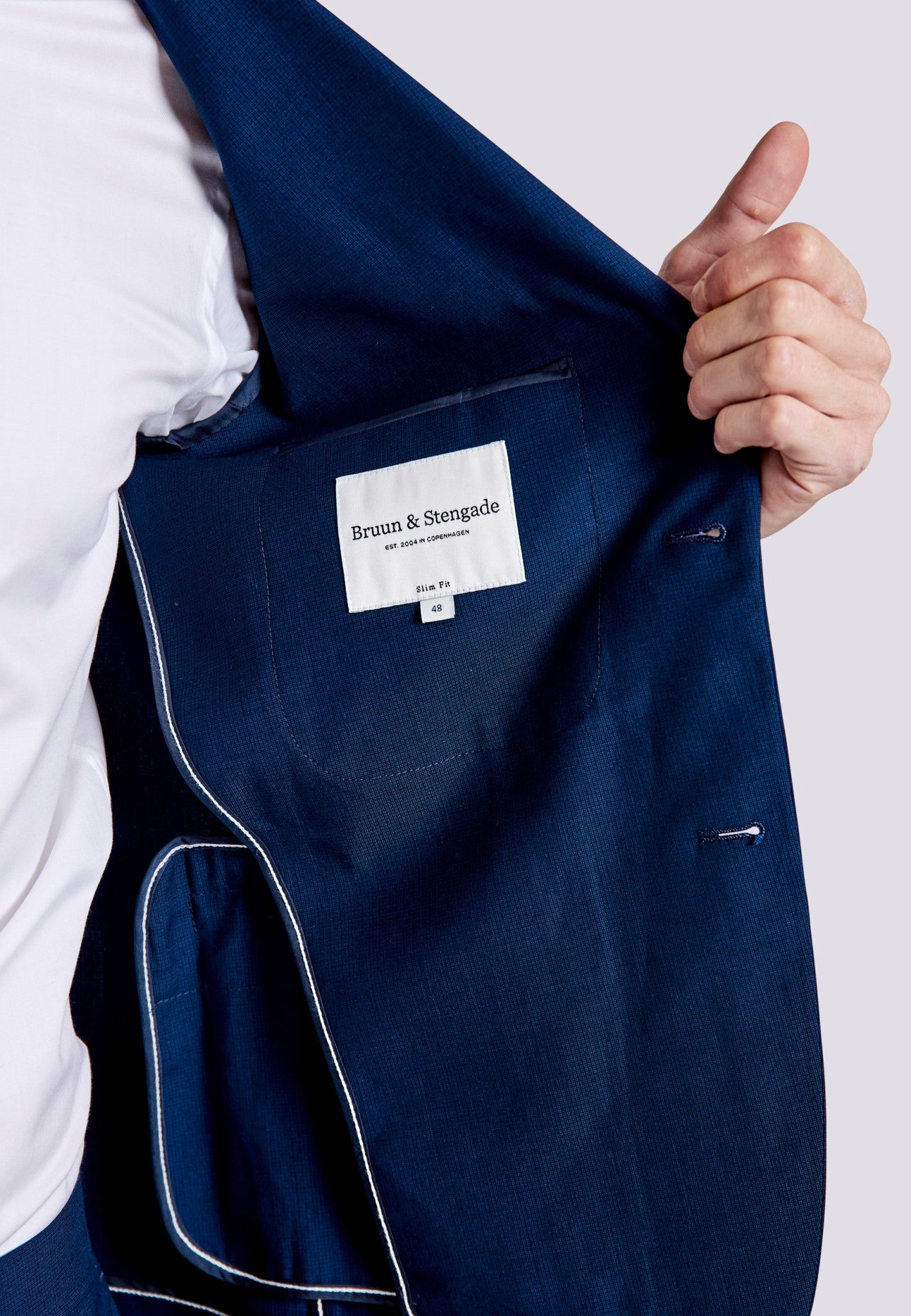 BS Arezzo Slim Fit Blazer - Dark Blue