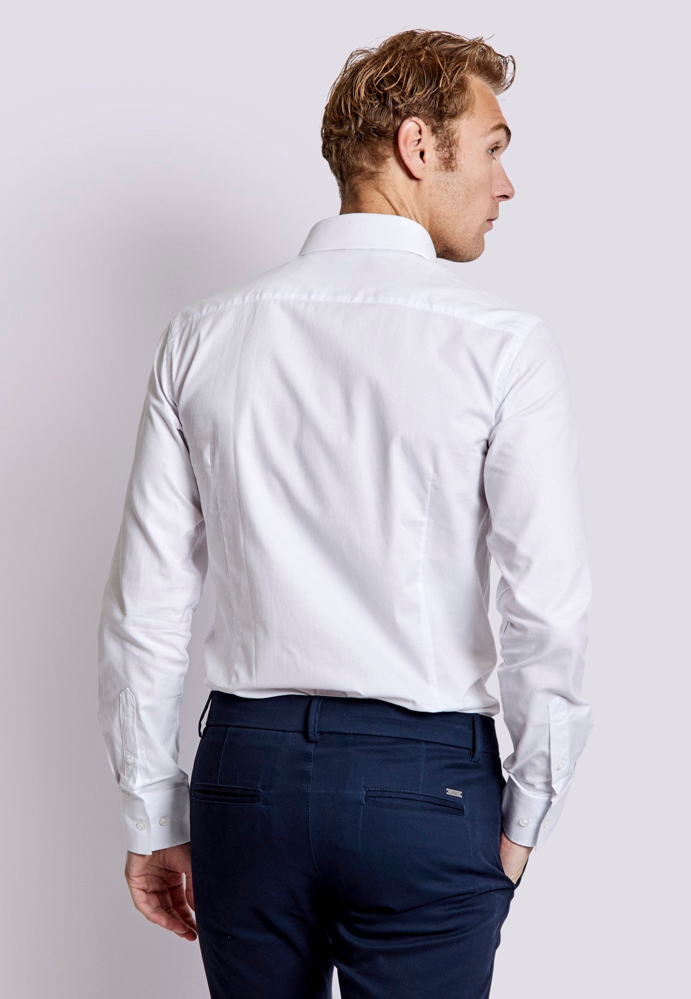 BS Jacobs Slim Fit Shirt - White