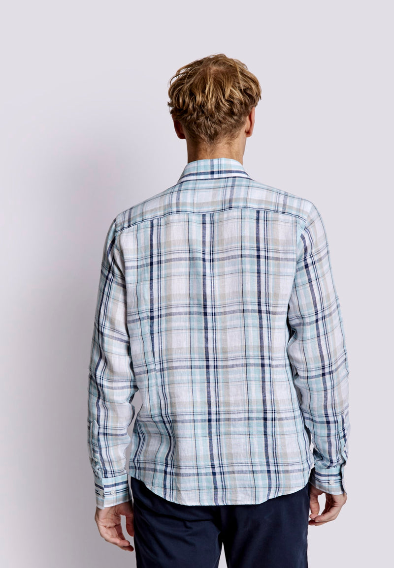 BS Almeria Casual Slim Fit Skjorte - Light Green