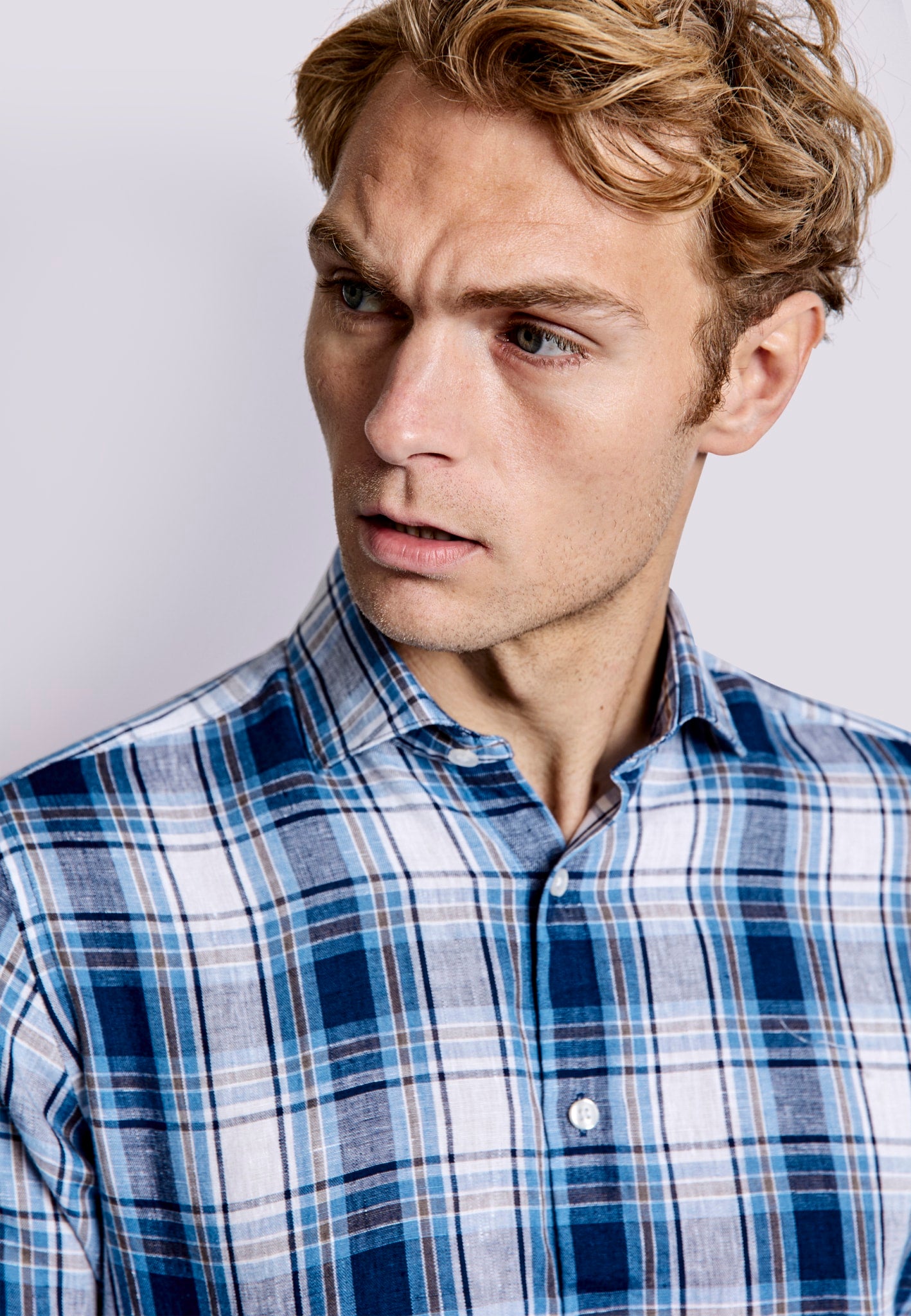 BS Leganés Casual Modern Fit Shirt - Blue