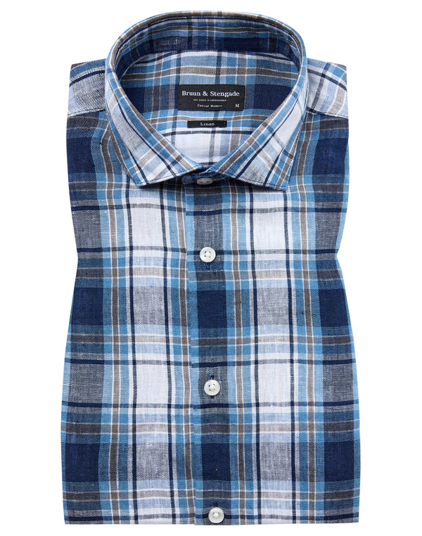 BS Leganés Casual Modern Fit Skjorte - Blue