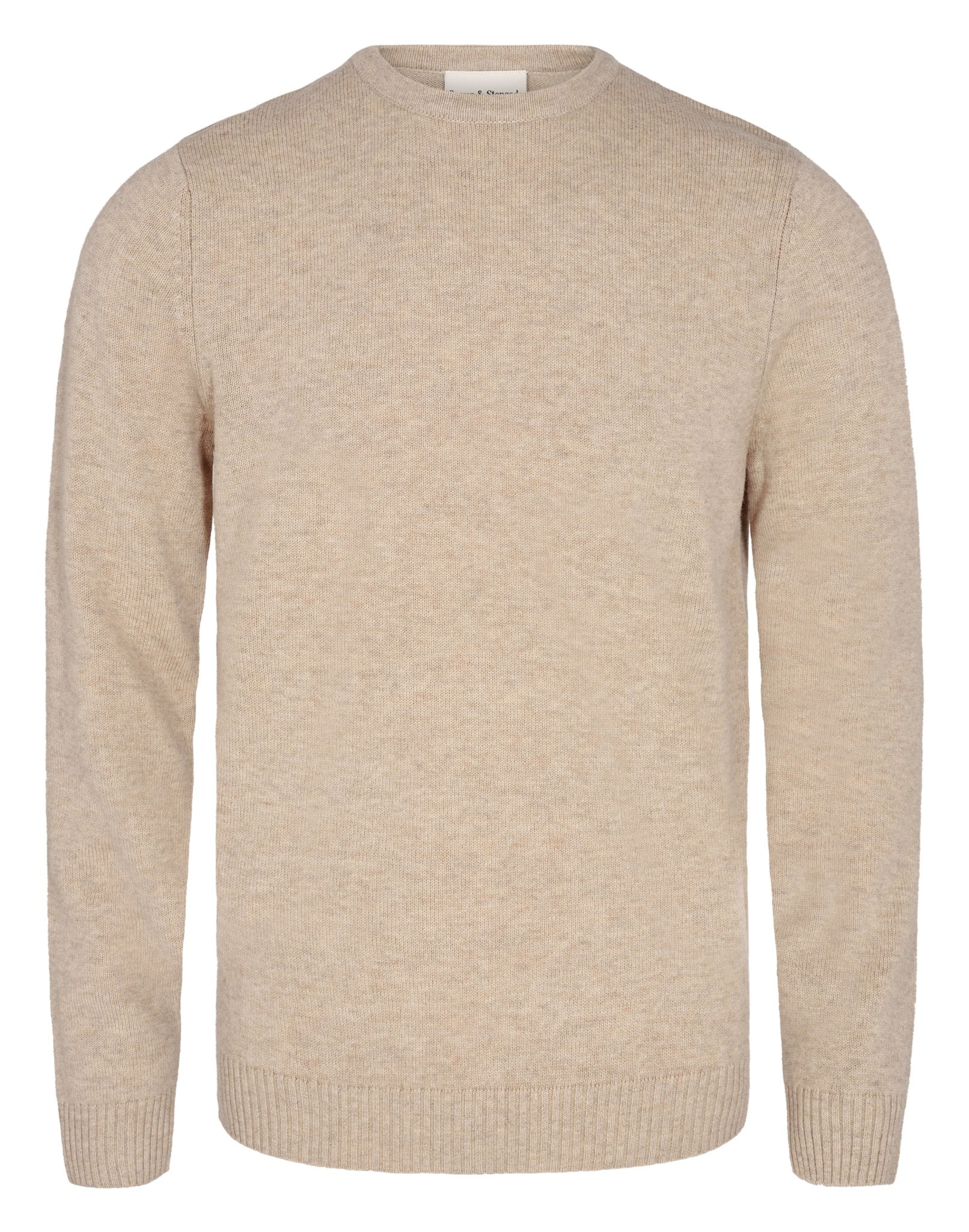 BS Lauge Regular Fit Strik - Sand