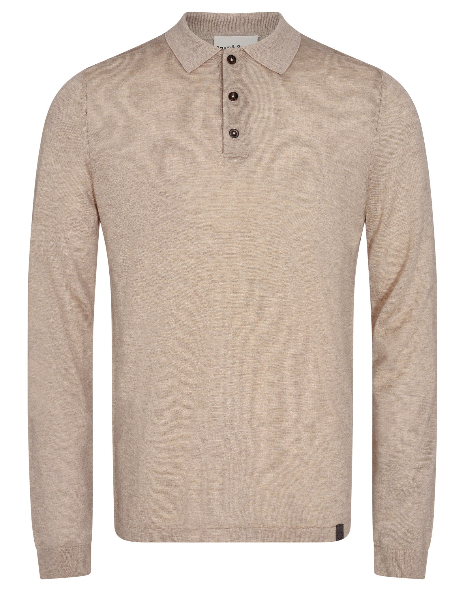 BS Felix Regular Fit Strik - Sand