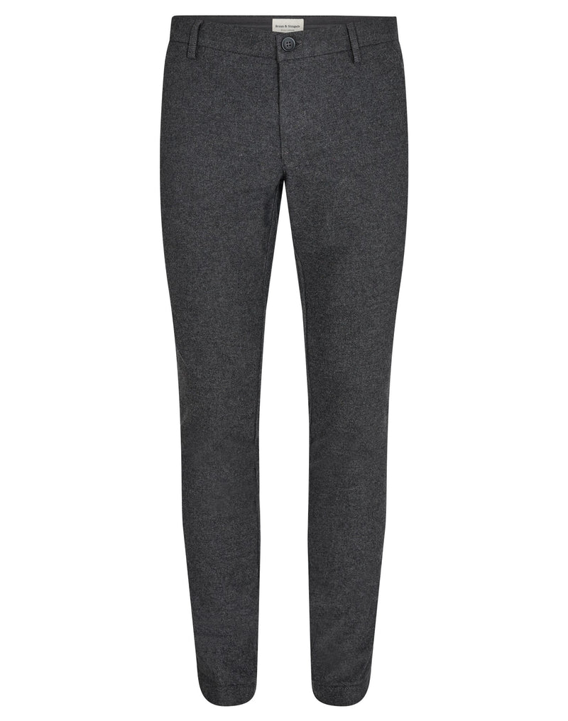 BS Osvald Slim Fit Chinos - Dark Grey