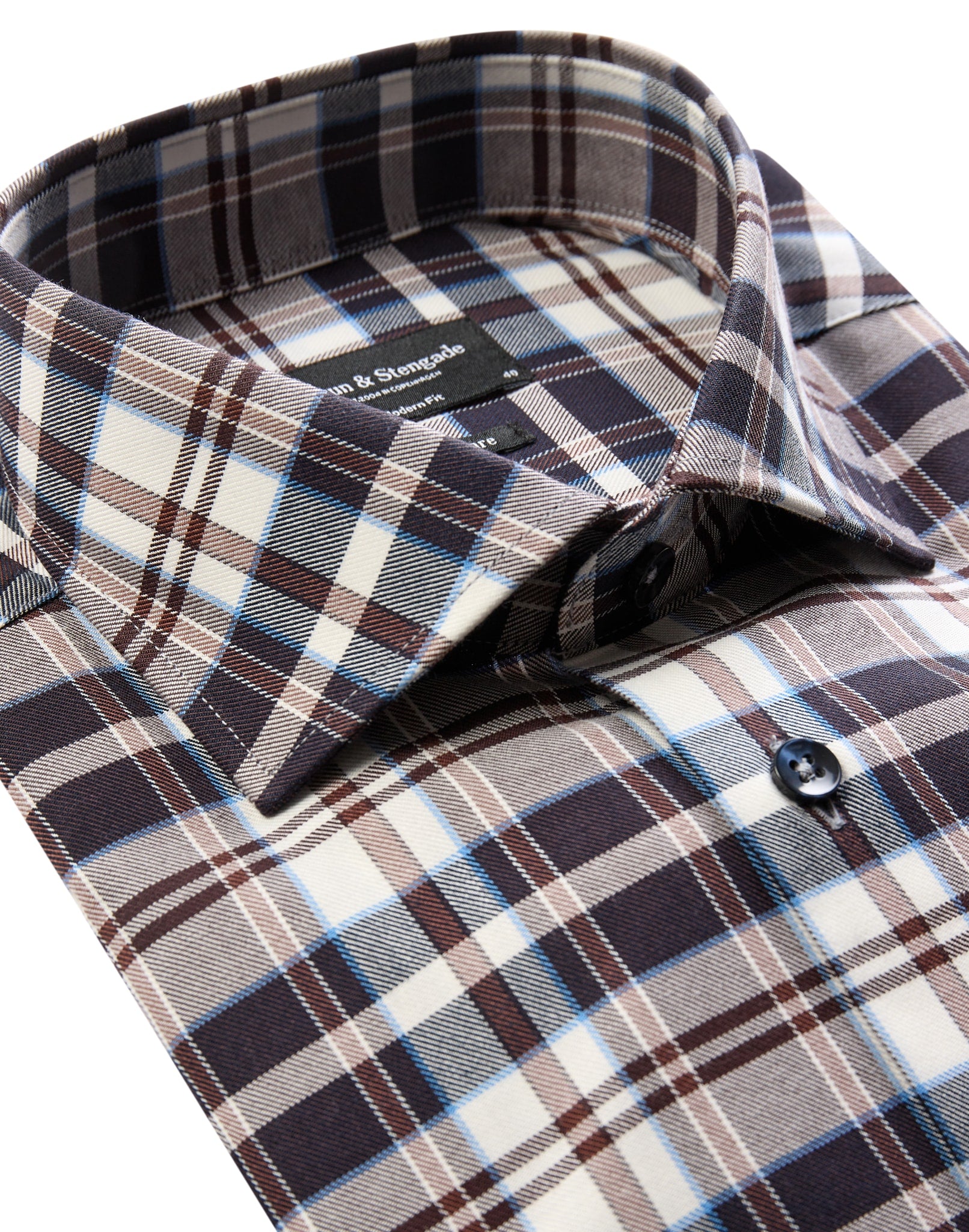 BS Kristian Modern Fit Shirt - Brown