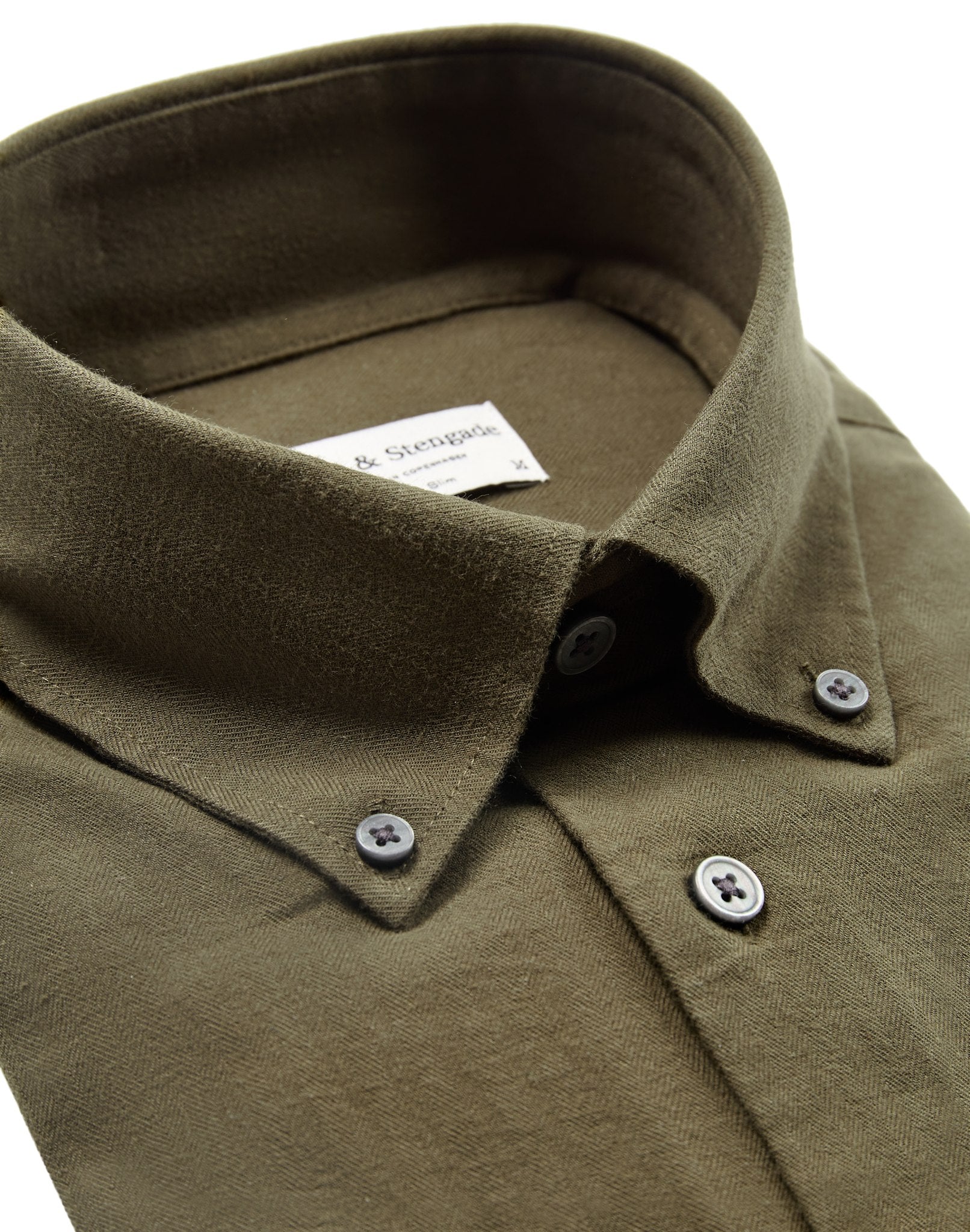 BS Floyd Casual Slim Fit Skjorta - Grön