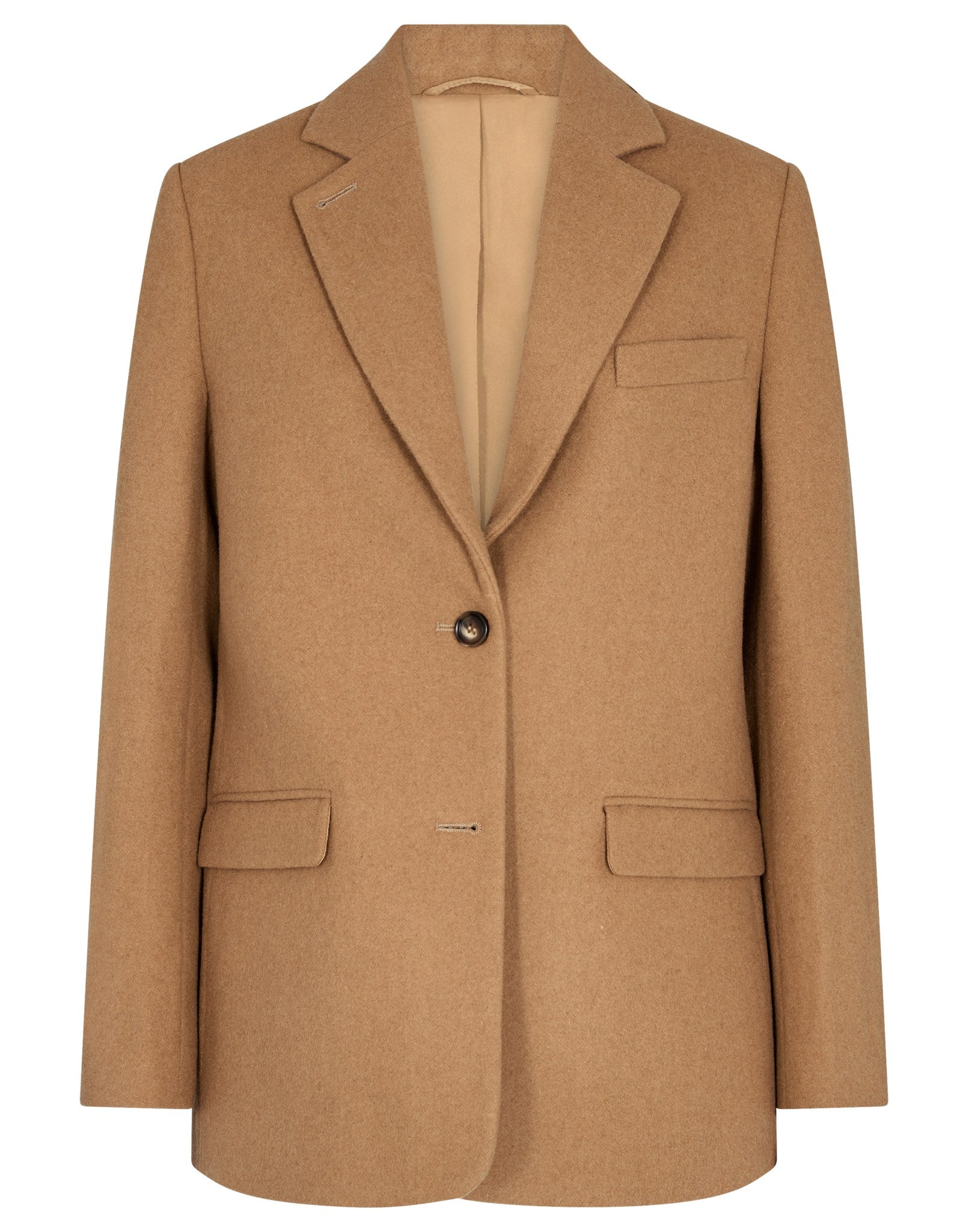 BS Laure Regular Fit Frakke - Camel