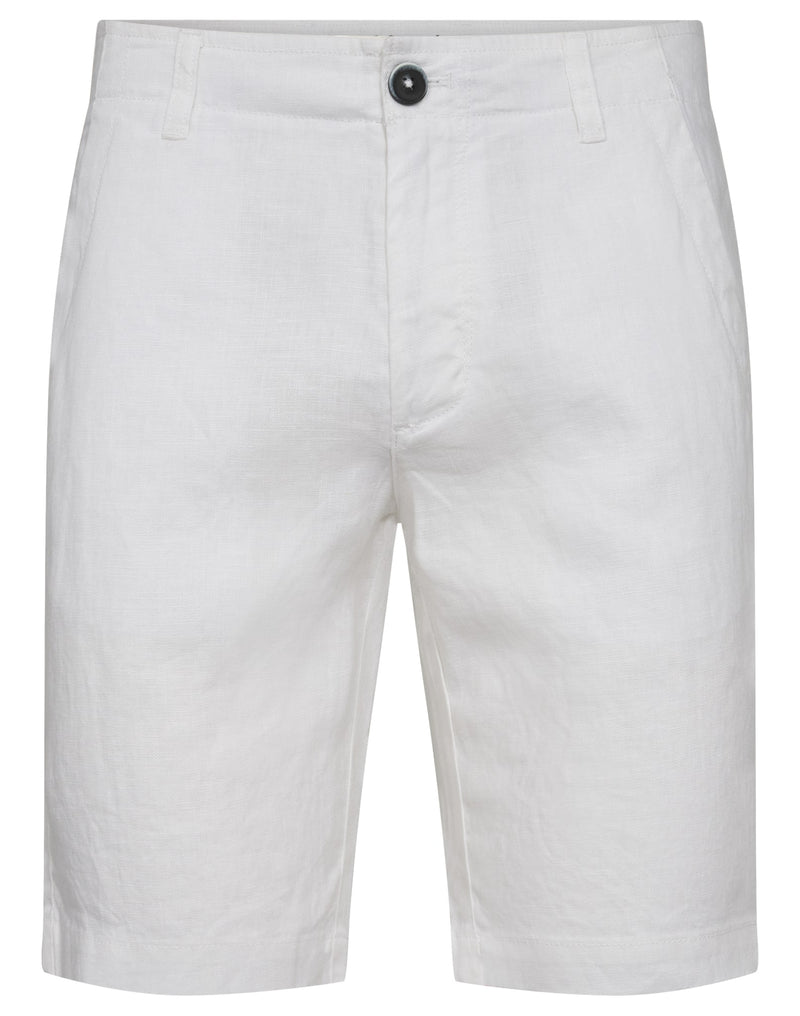 BS Abel Regular Fit Shorts - White