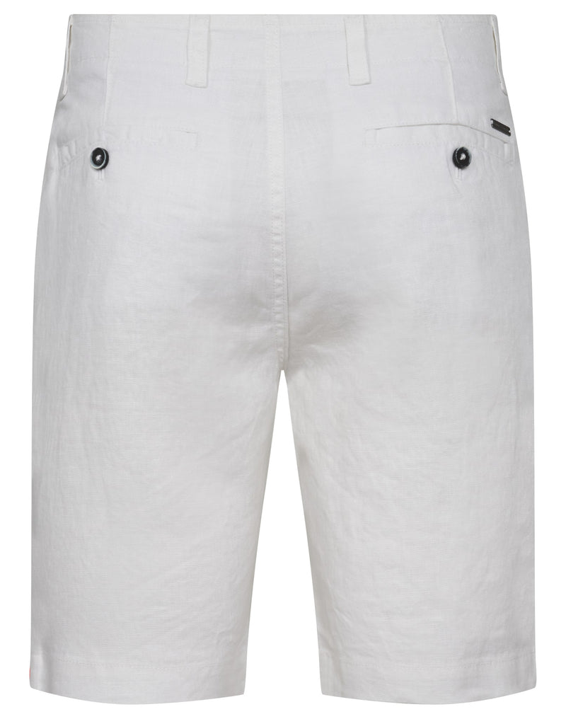 BS Abel Regular Fit Shorts - White