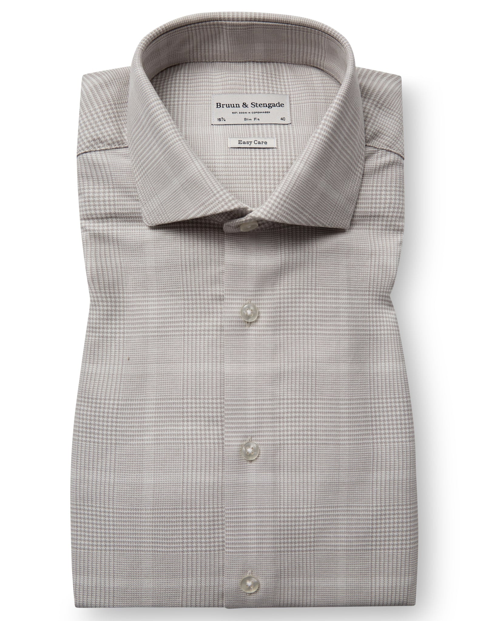 BS Mahomes Slim Fit Skjorte - Sand