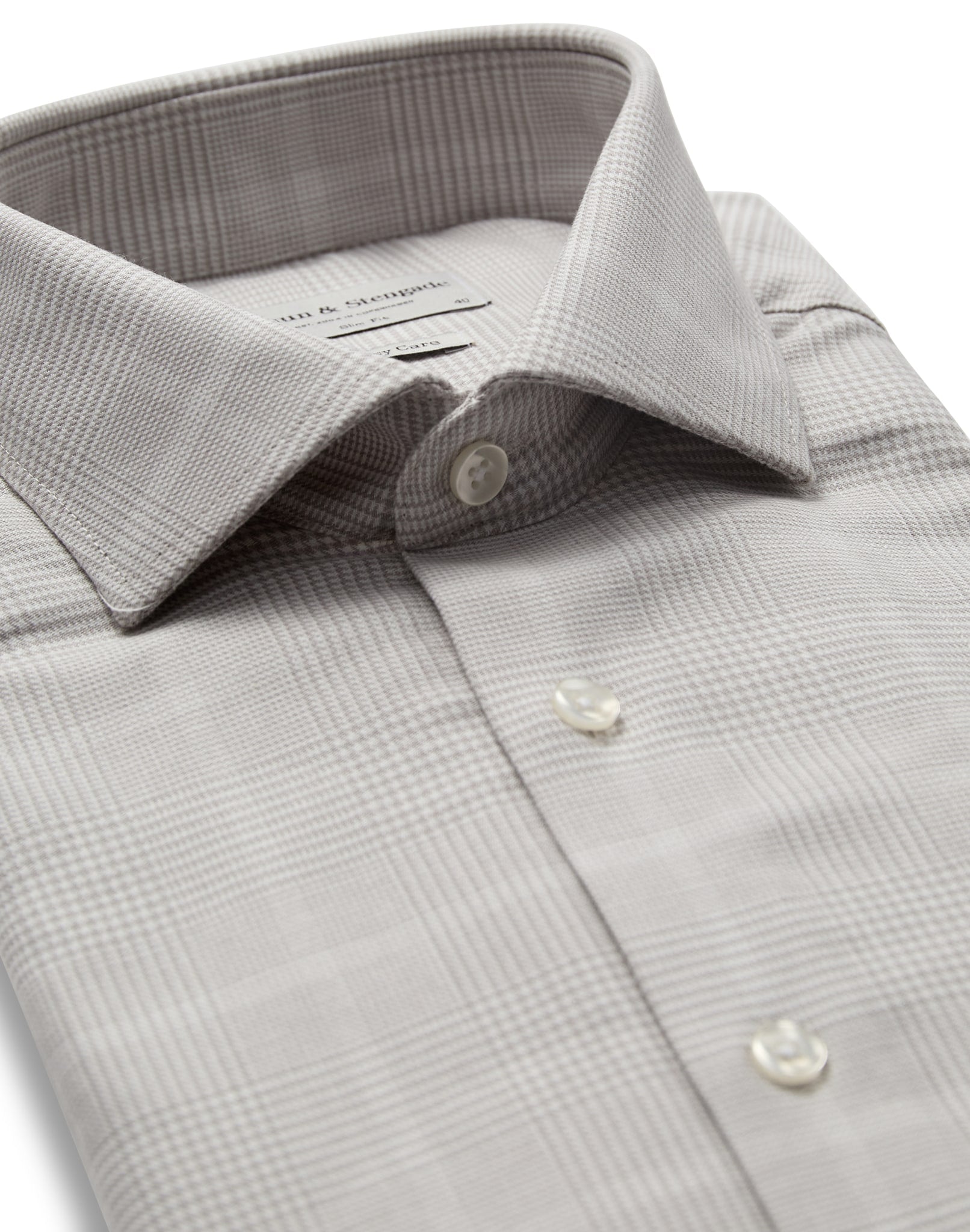 BS Mahomes Slim Fit Skjorte - Sand