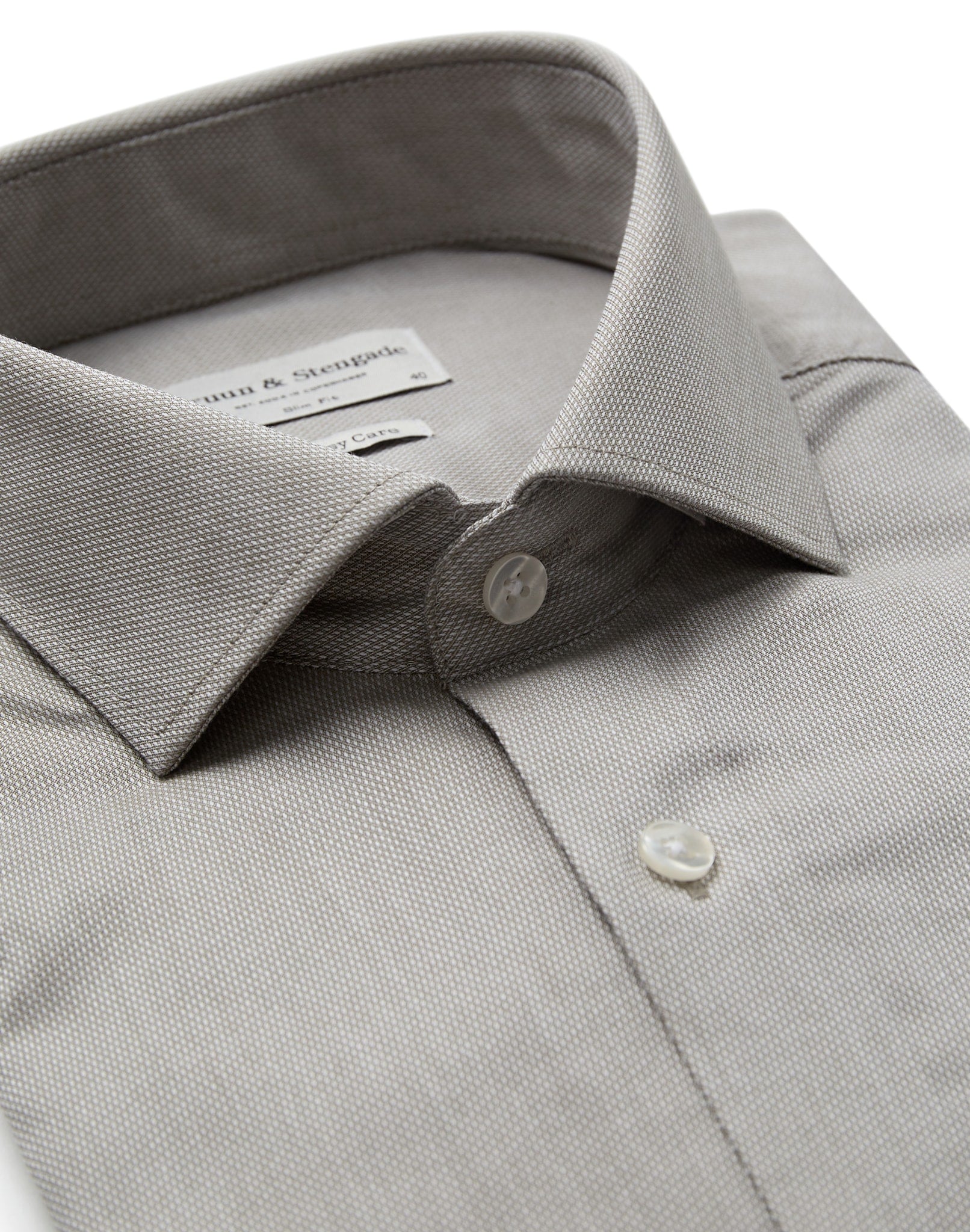 BS Starr Slim Fit Skjorte - Green