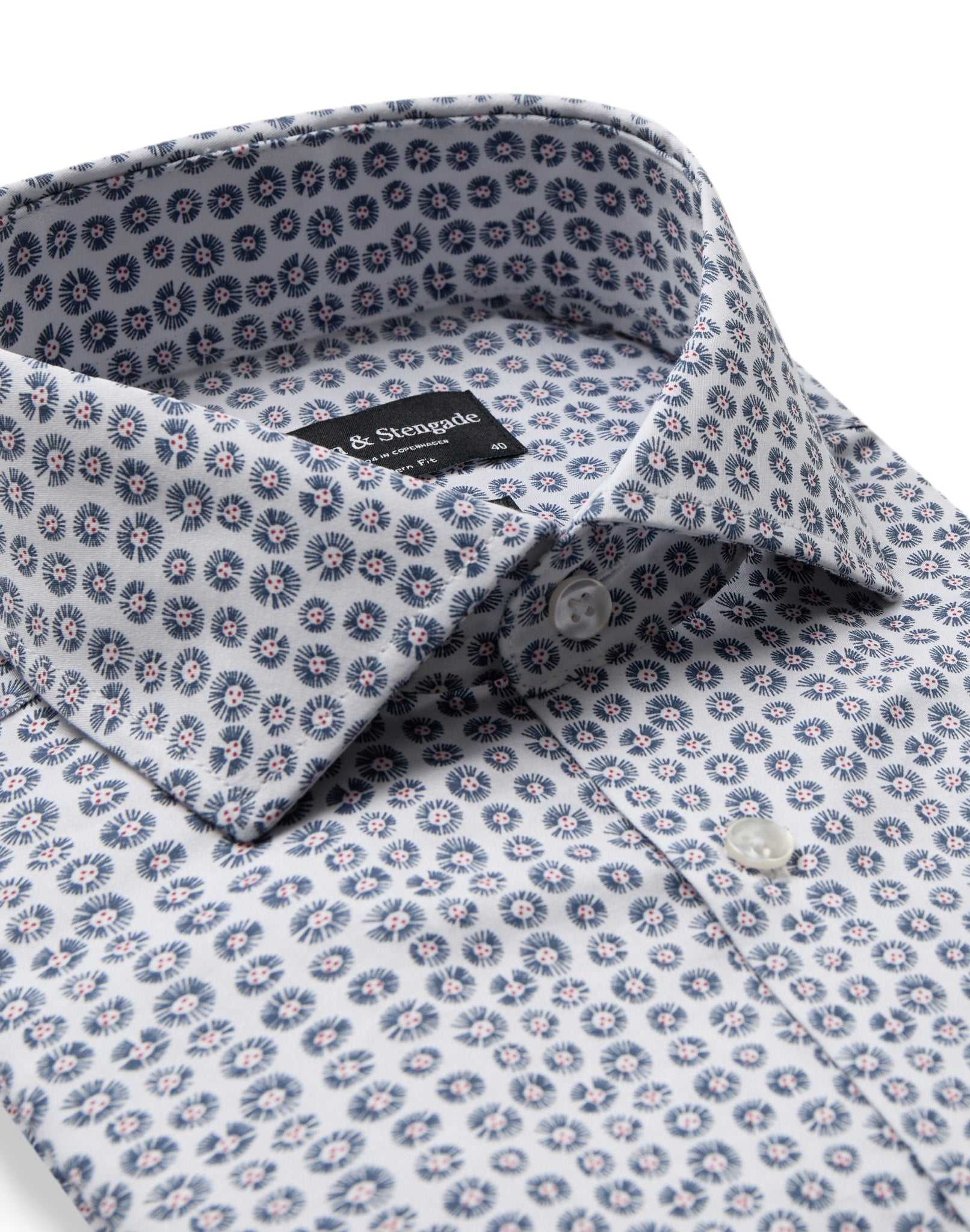 BS Namath Modern Fit Shirt - White