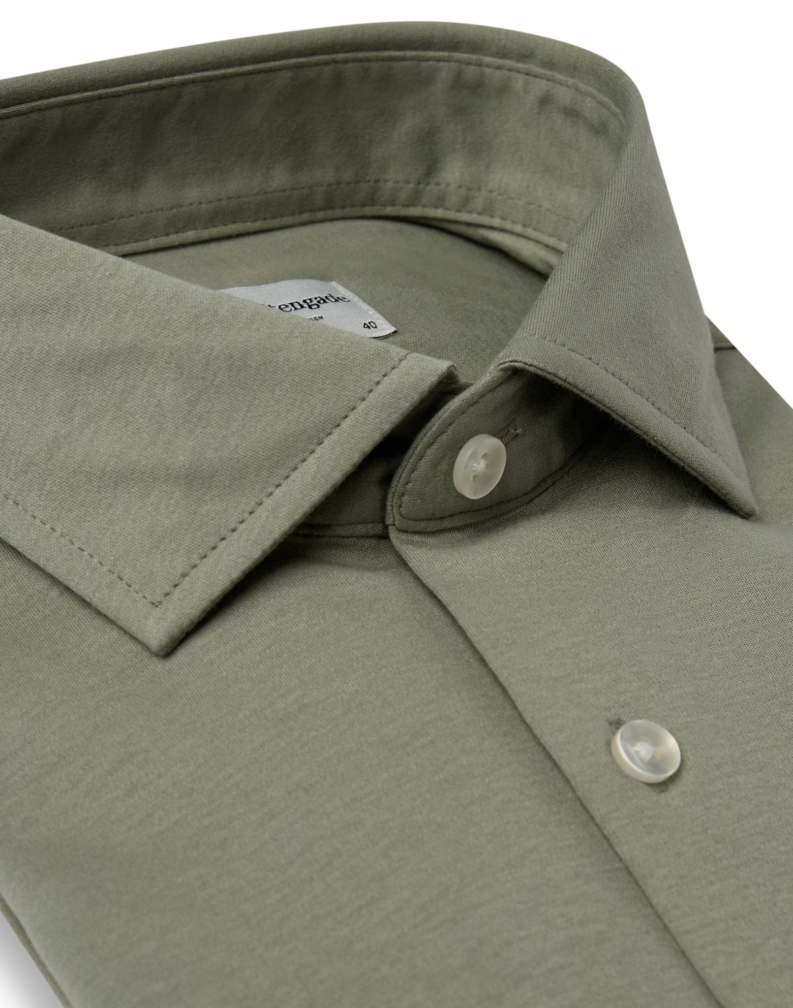 BS Rice Slim Fit Shirt - Green