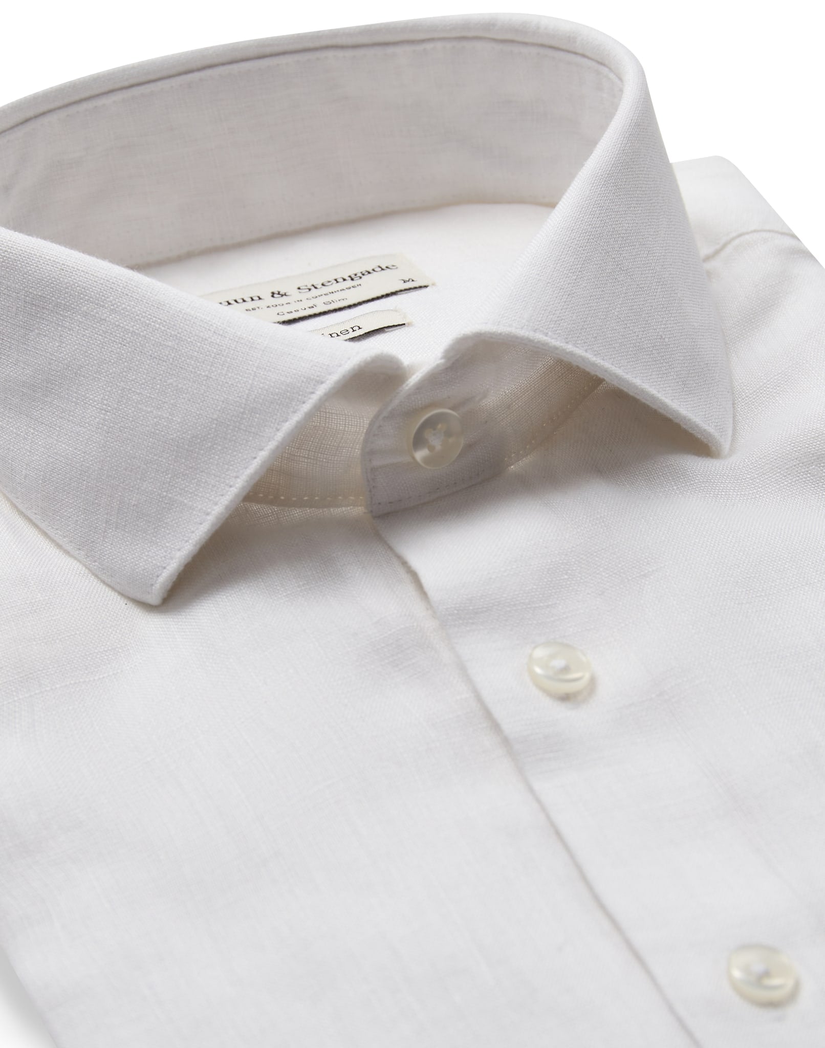 BS Perth Casual Slim Fit Skjorte - White