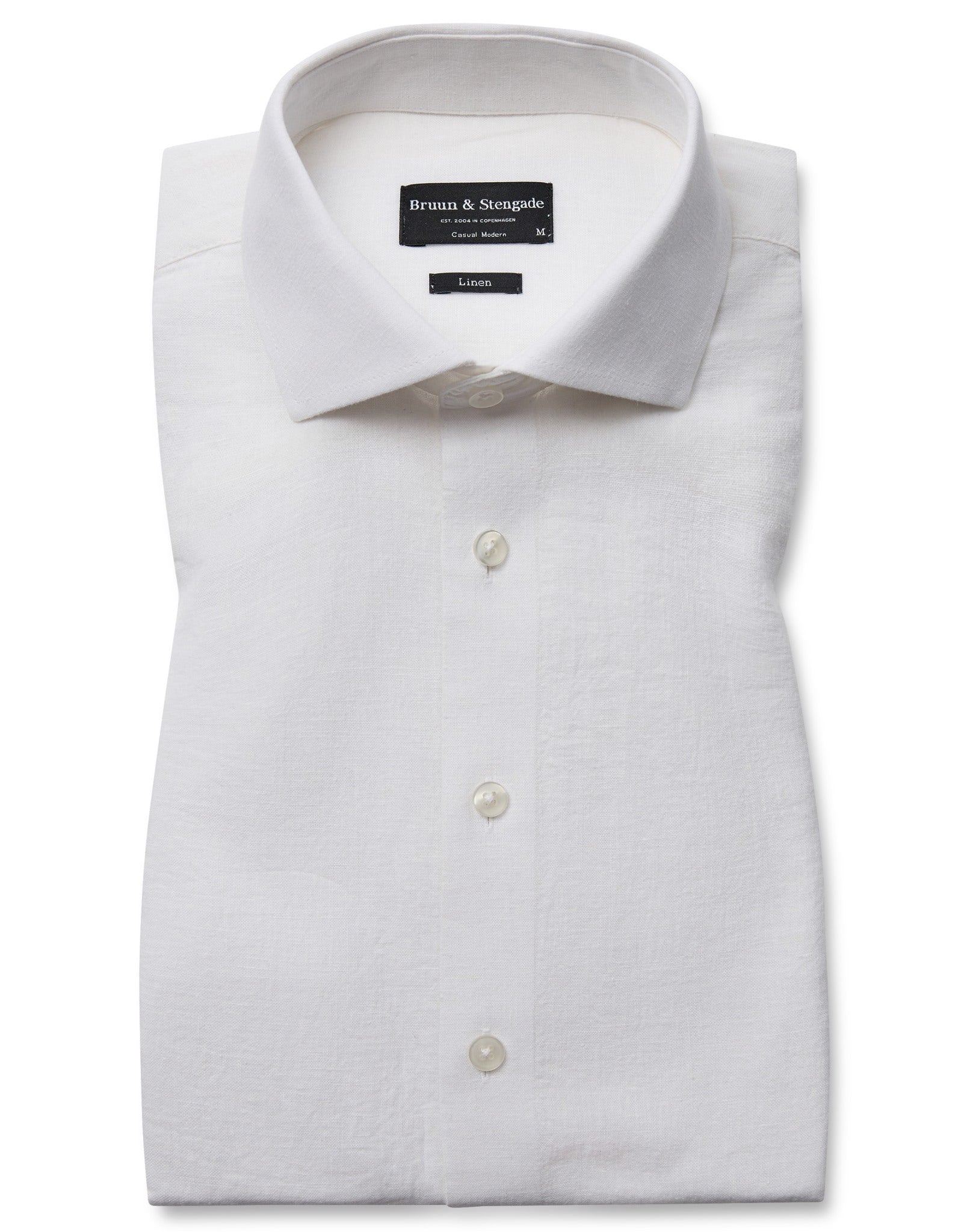 BS Butkus Casual Modern Fit Skjorte - White