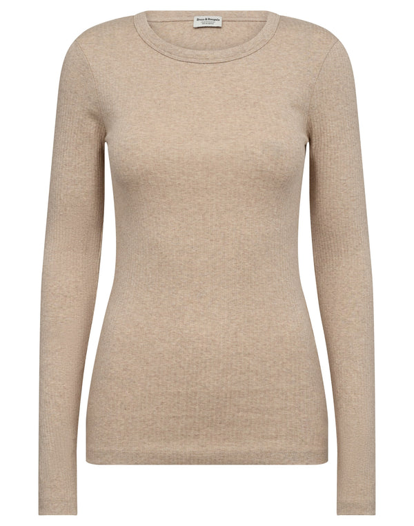 BS Margrethe Langærmet T-Shirt - Sand