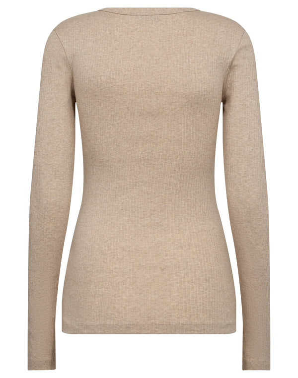 BS Margrethe Langærmet T-Shirt - Sand