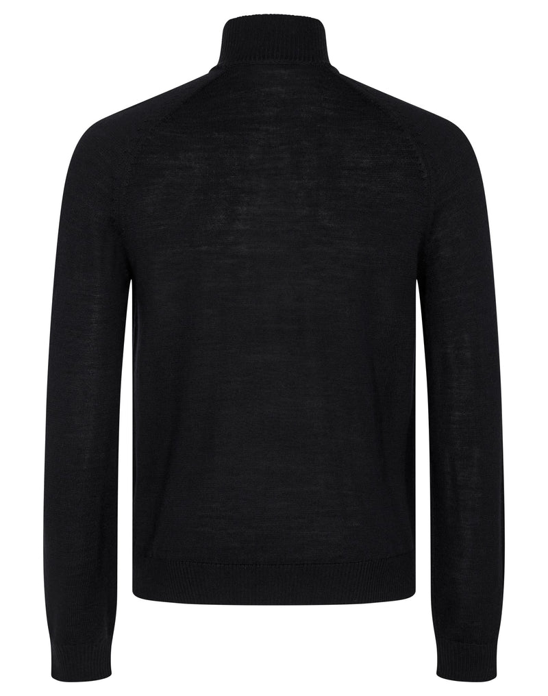 BS Pelle Regular Fit Strik - Black