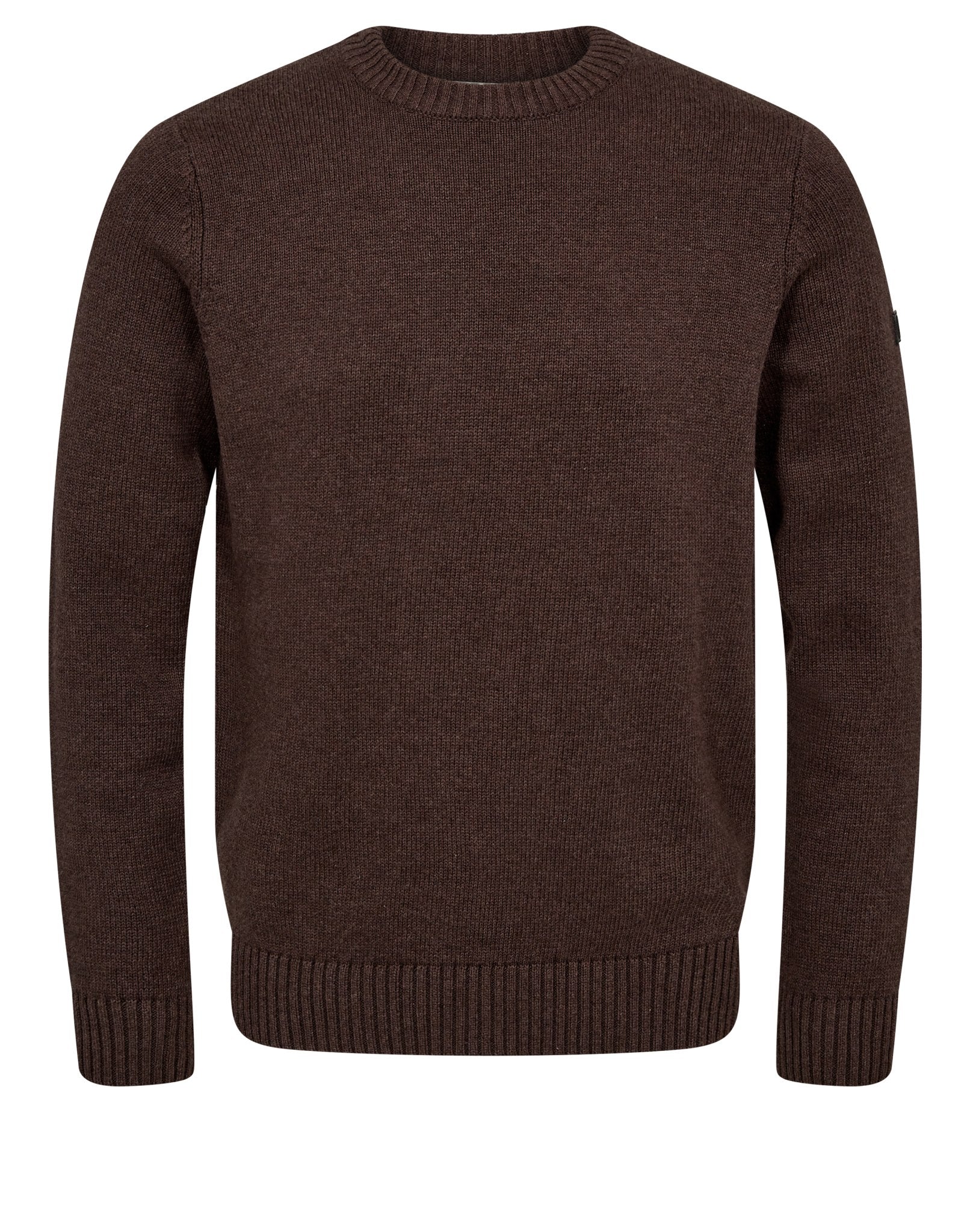BS Azure Regular Fit Stickat - Brown