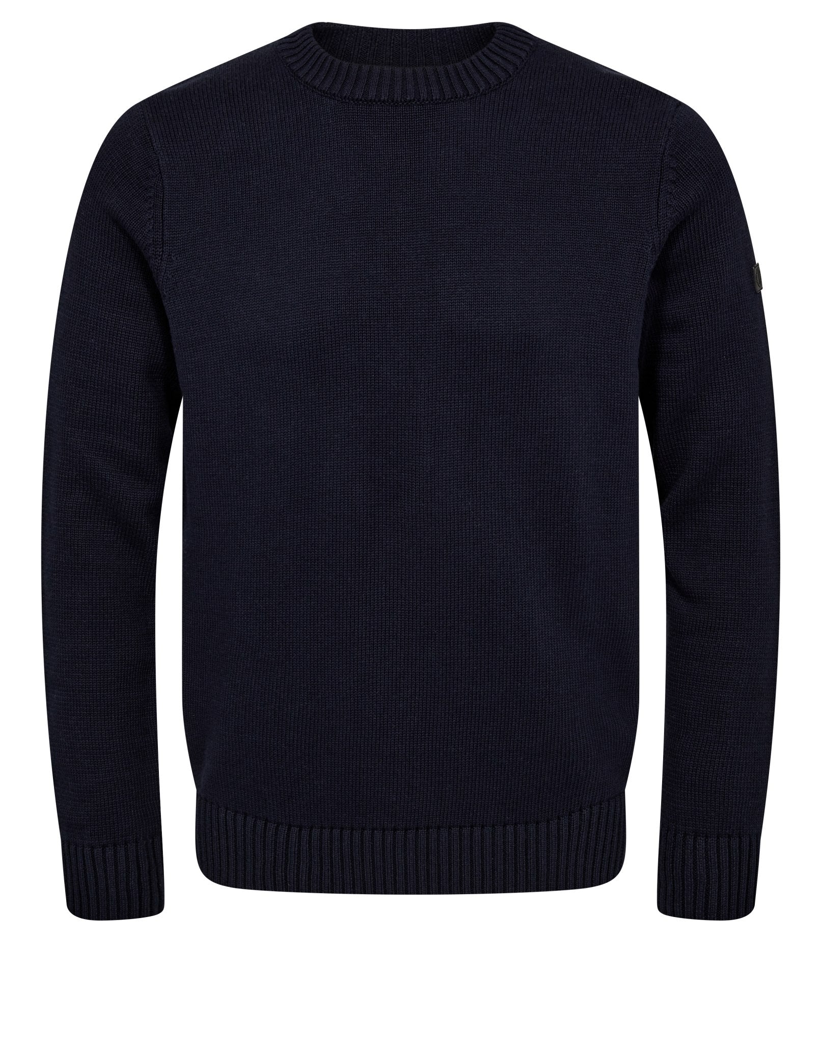 BS Azure Regular Fit Stickat - Navy
