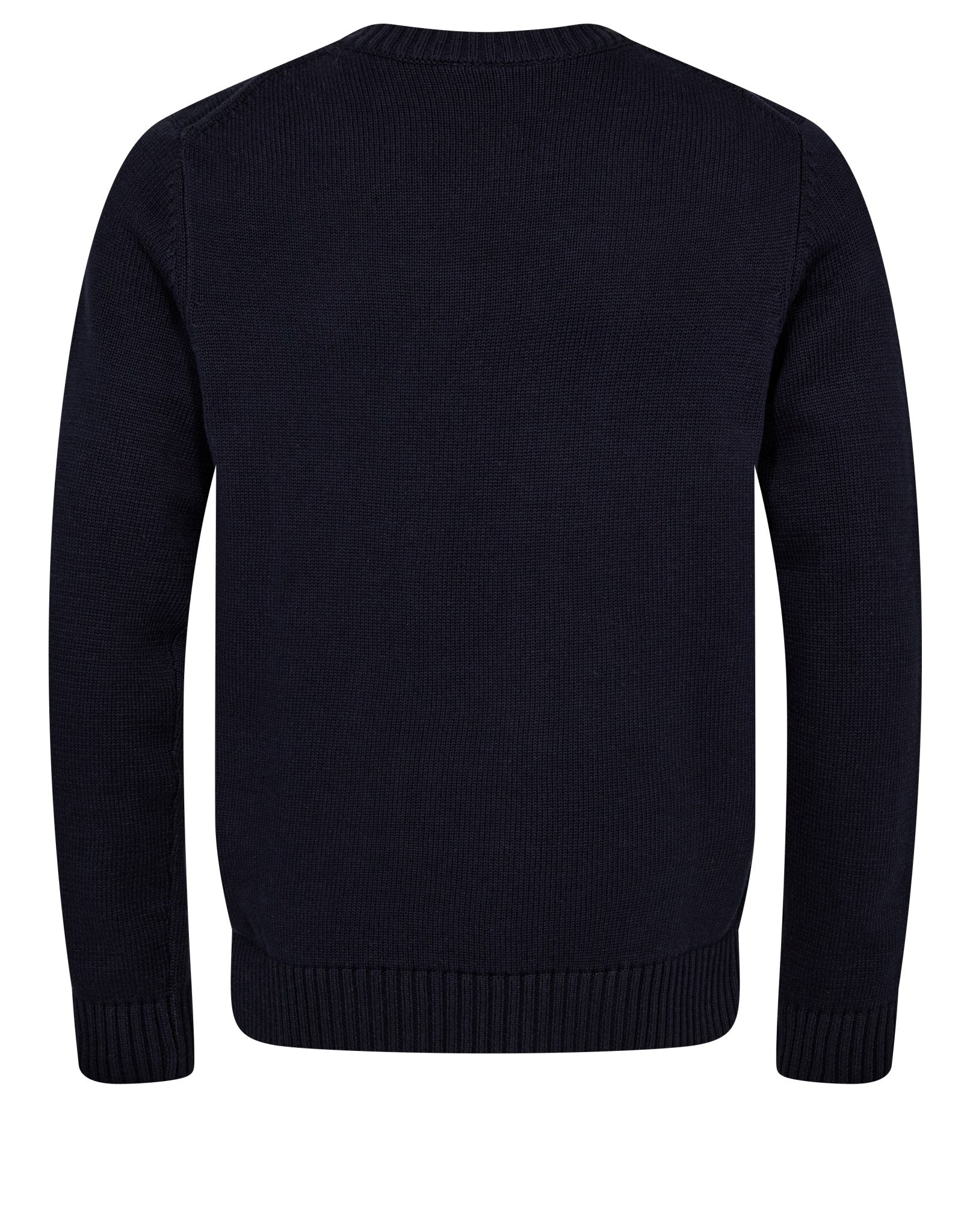 BS Azure Regular Fit Stickat - Navy