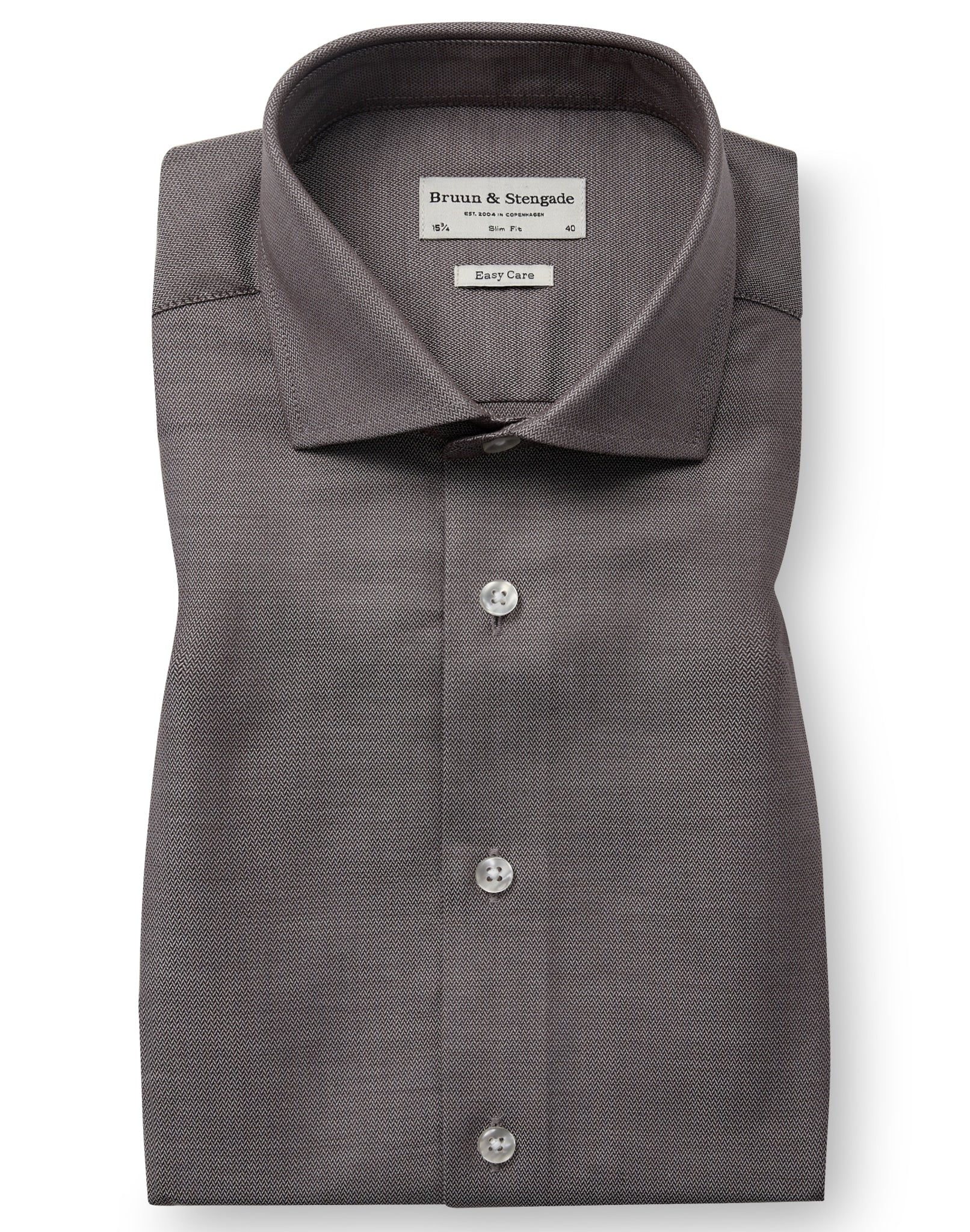BS Goran Slim Fit Skjorte - Brown