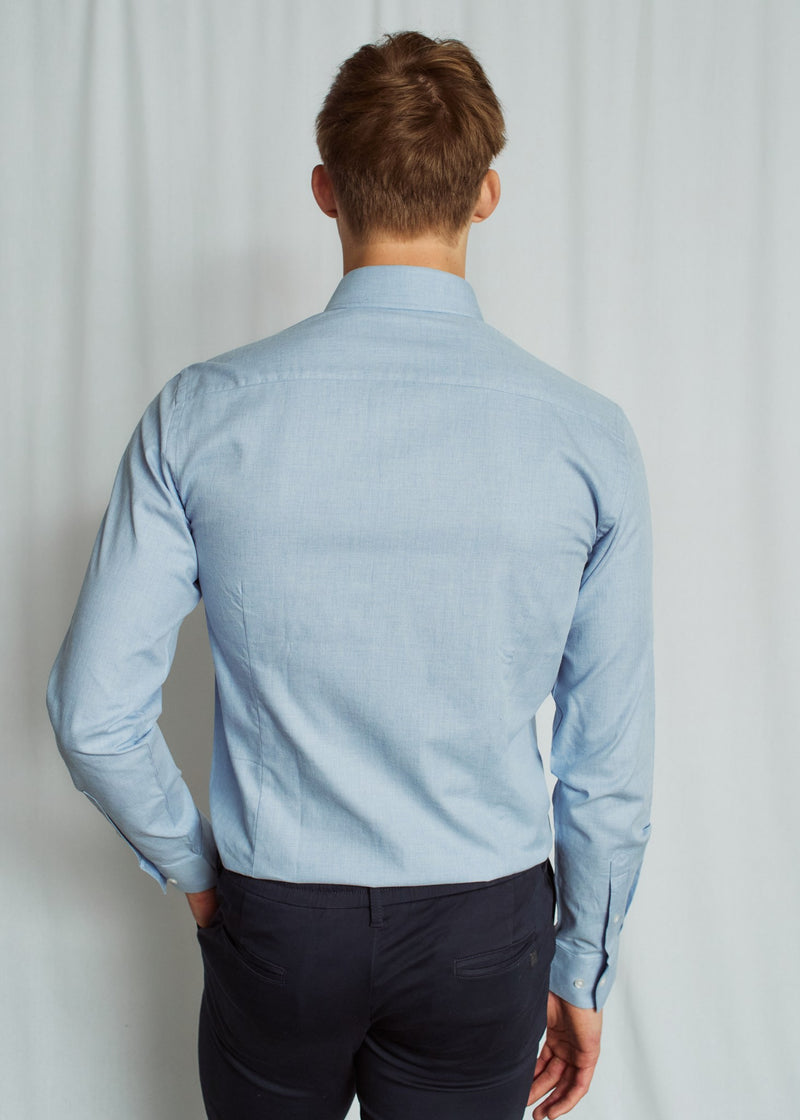 BS Kristaps Slim Fit Skjorte - Light Blue