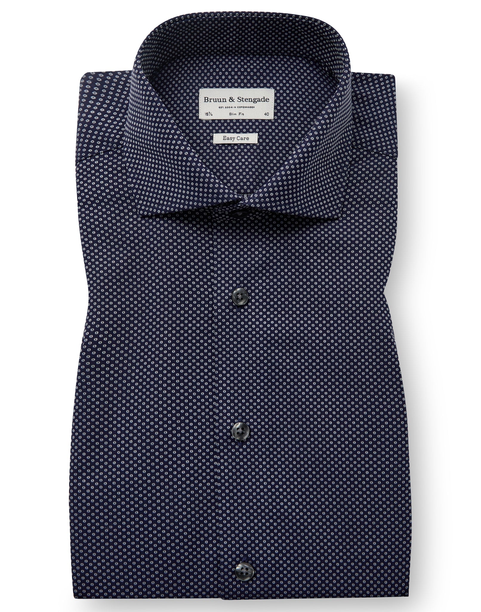 BS Tyreke Slim Fit Skjorta - Navy