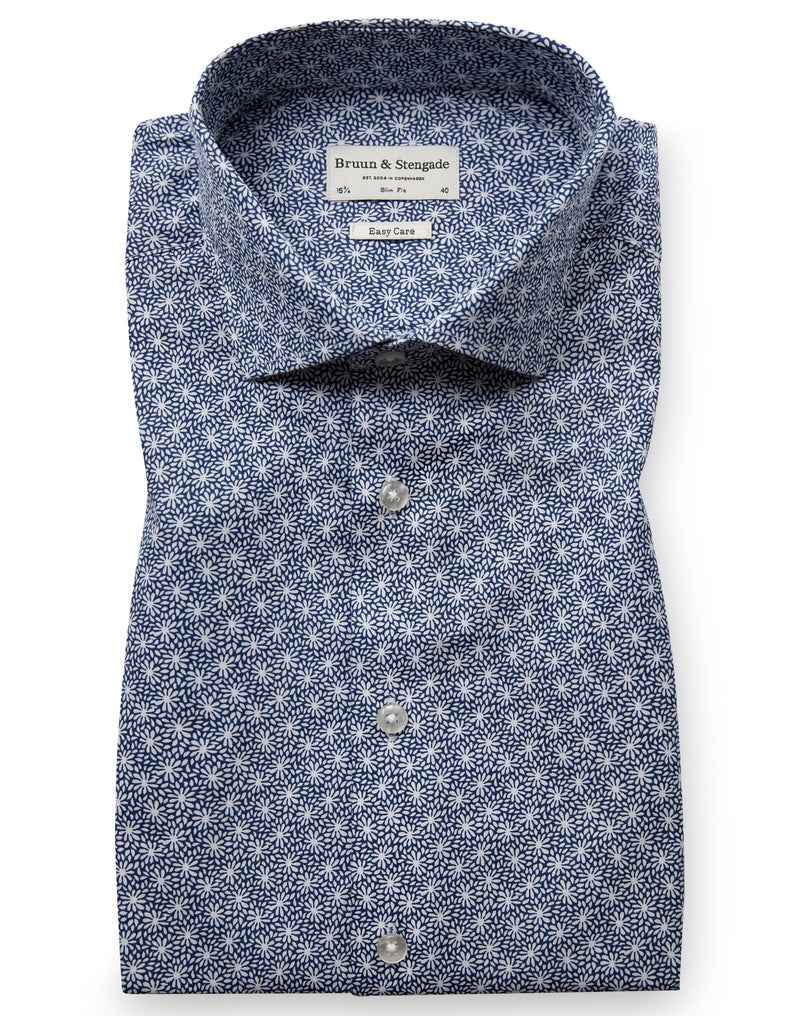 BS Whiteside Slim Fit Skjorte - Blue