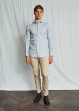 BS Delmar Slim Fit Skjorte - Blue