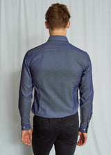 BS Tobias Modern Fit Skjorte - Blue