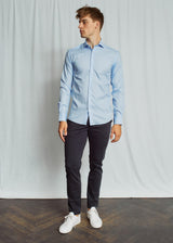 BS Porter Modern Fit Skjorte - Light Blue