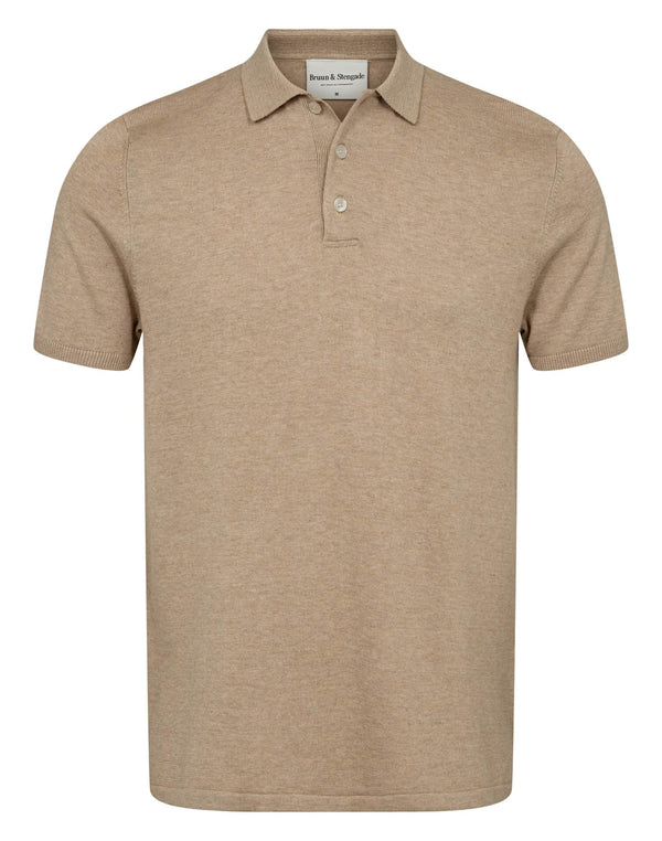 BS Aaran Regular Fit Polo - Beige
