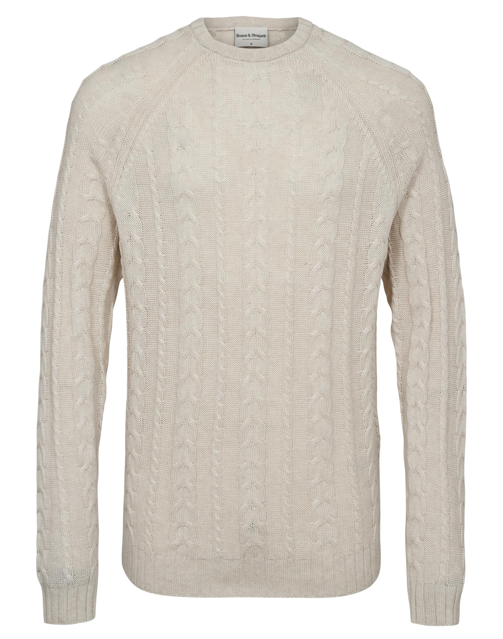 BS Odale Regular Fit Stickat - Off White