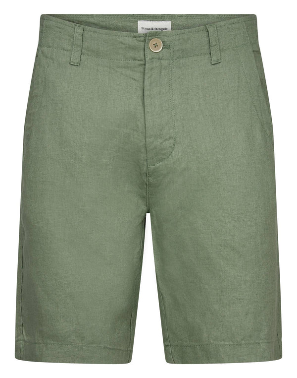 BS Peppon Regular Fit Shorts - Green
