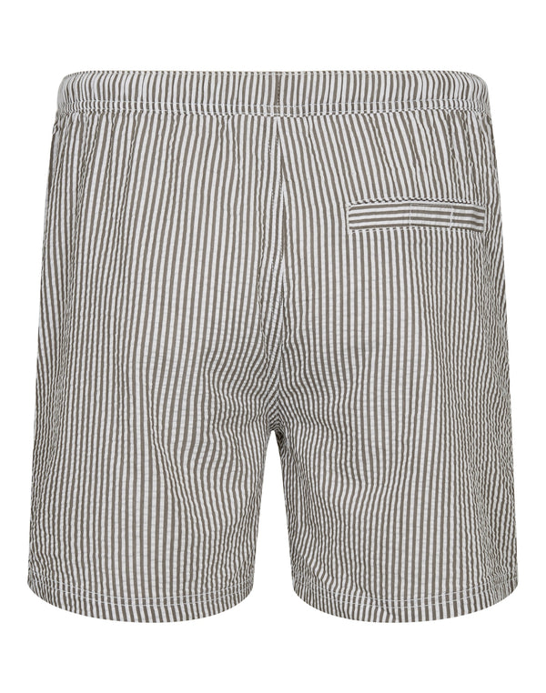BS Bahia Regular Fit Badeshorts - Army/White