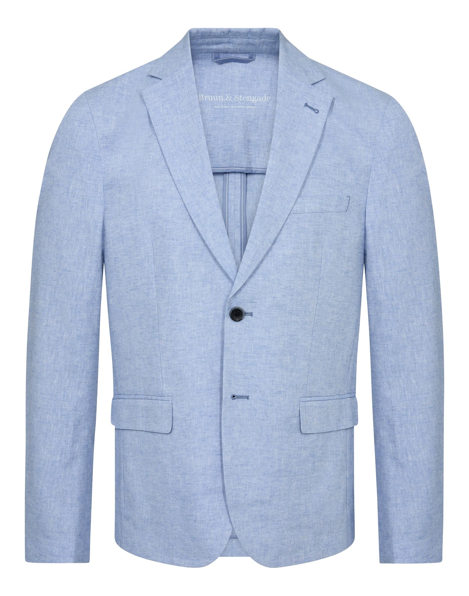 BS Pollino Classic Fit kavaj – Ljusblå