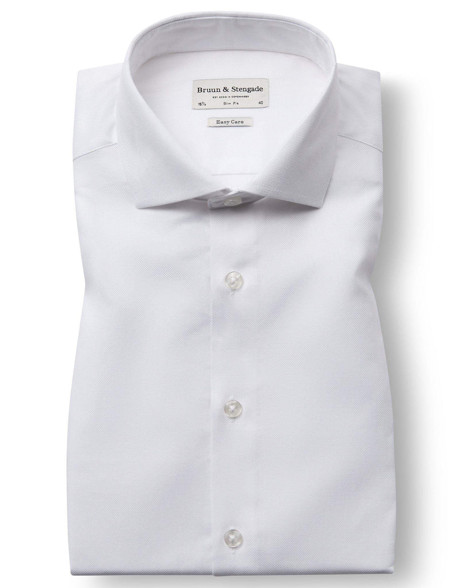 BS Lajovich Slim Fit Skjorte - White