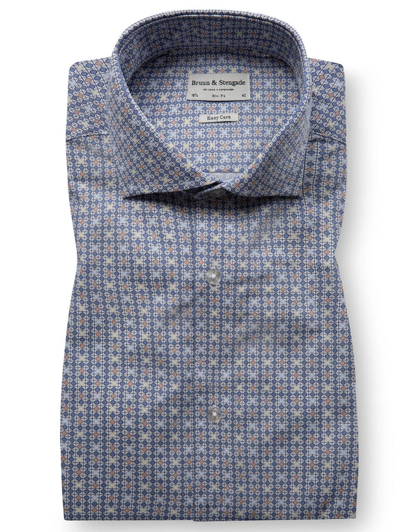 BS Eubanks Slim Fit Skjorte - Blue