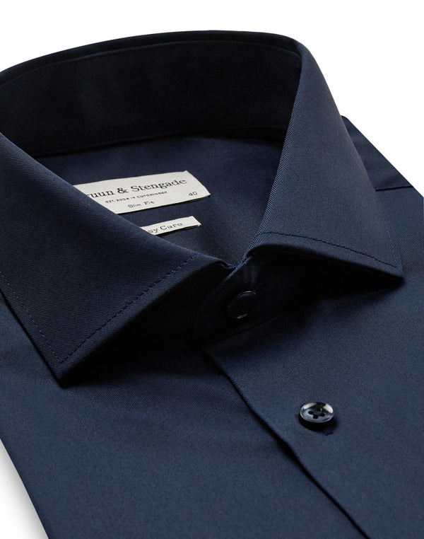 BS Laslo Slim Fit Skjorte - Navy