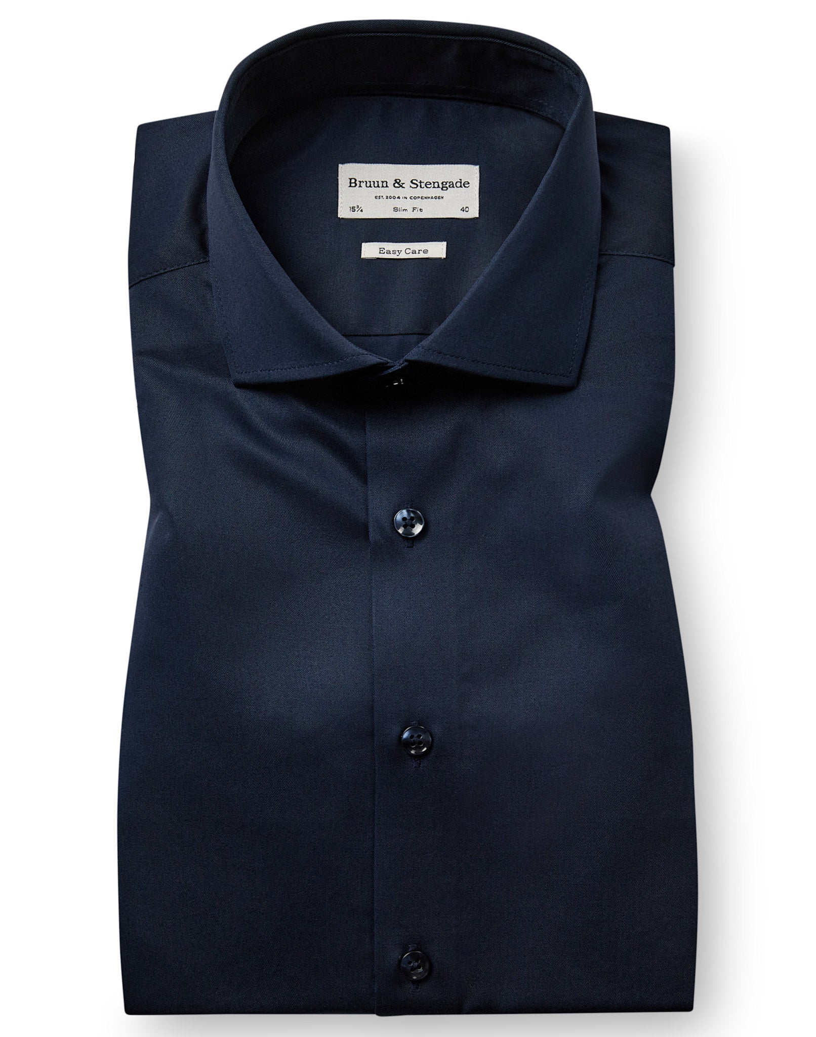 BS Laslo Slim Fit Skjorte - Navy