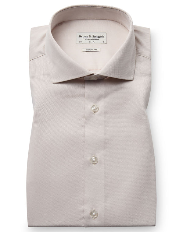 BS Rune Slim Fit Skjorte - Sand