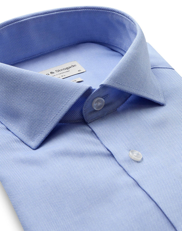 BS Zverev Slim Fit Skjorte - Light Blue