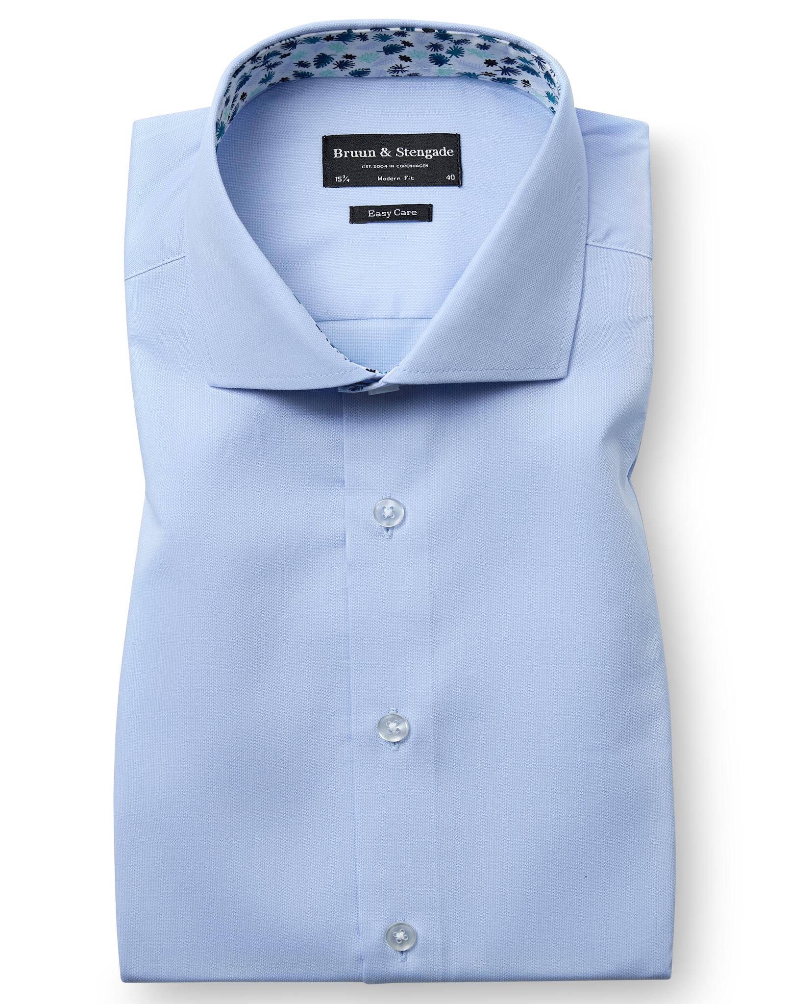 BS Holger Modern Fit Skjorte - Light Blue