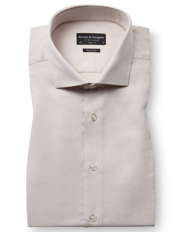 BS Tsitsipas Modern Fit Skjorte - Sand